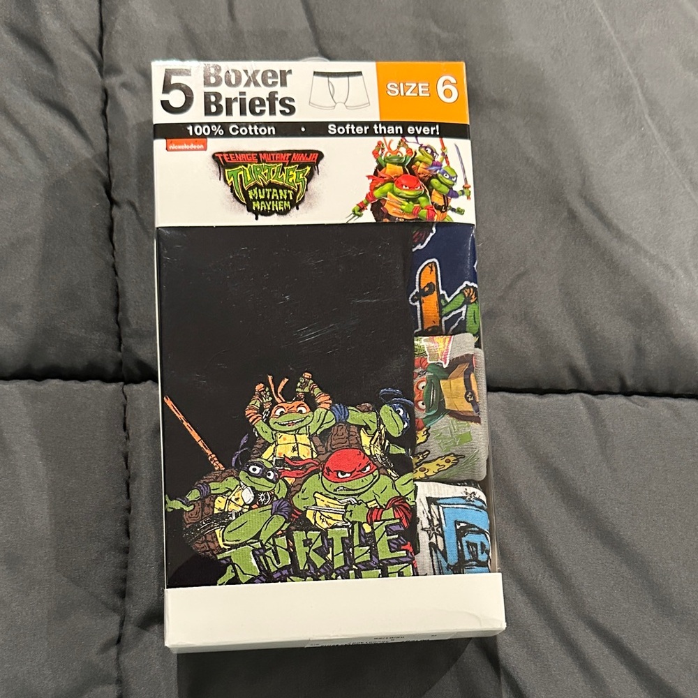 Nickelodeon Teenage Mutant Ninja Turtles Boxer Briefs - Black and Green